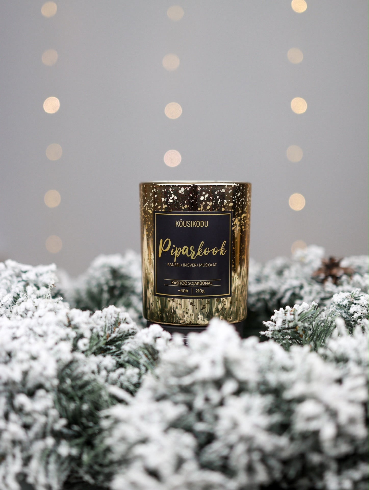 Sojaküünal Piparkook kuldne