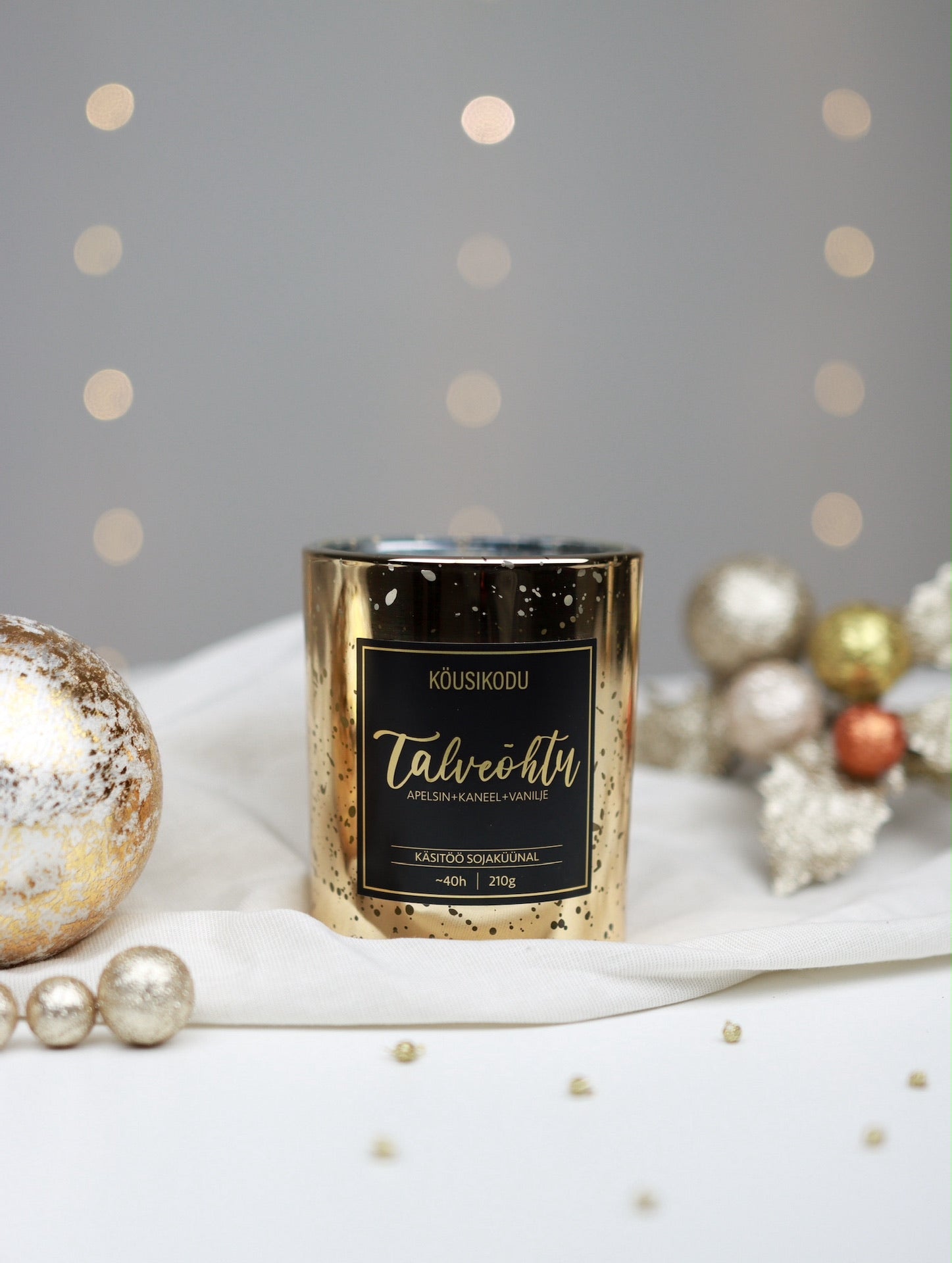 Sojaküünal Talveõhtu kuldne