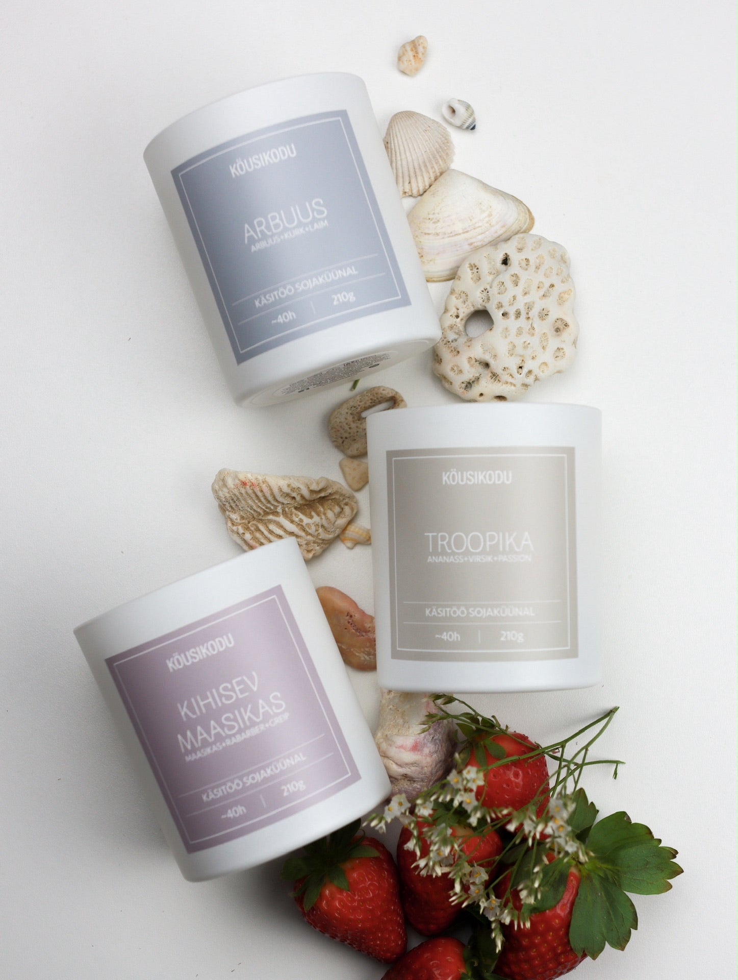 Sojaküünal Kihisev maasikas