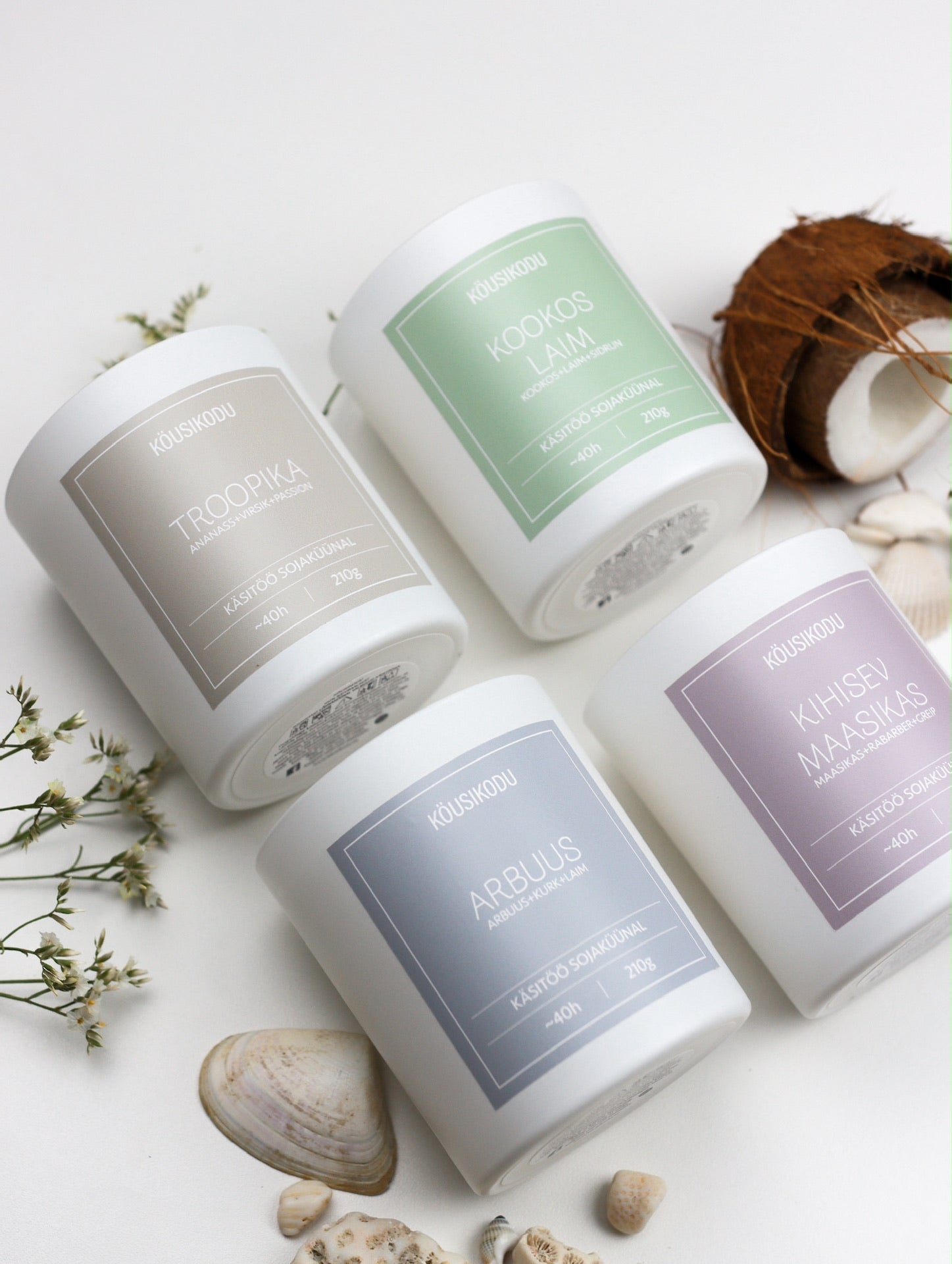 Sojaküünal Kookos laim