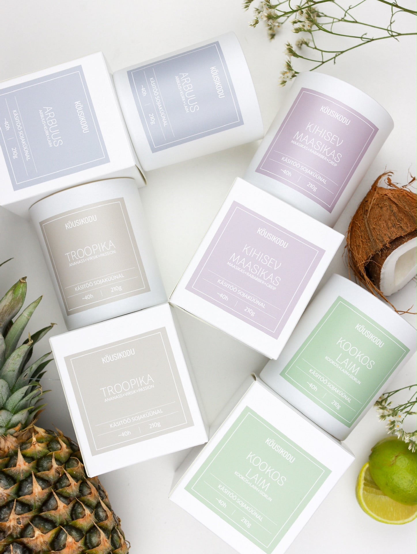 Sojaküünal Kihisev maasikas