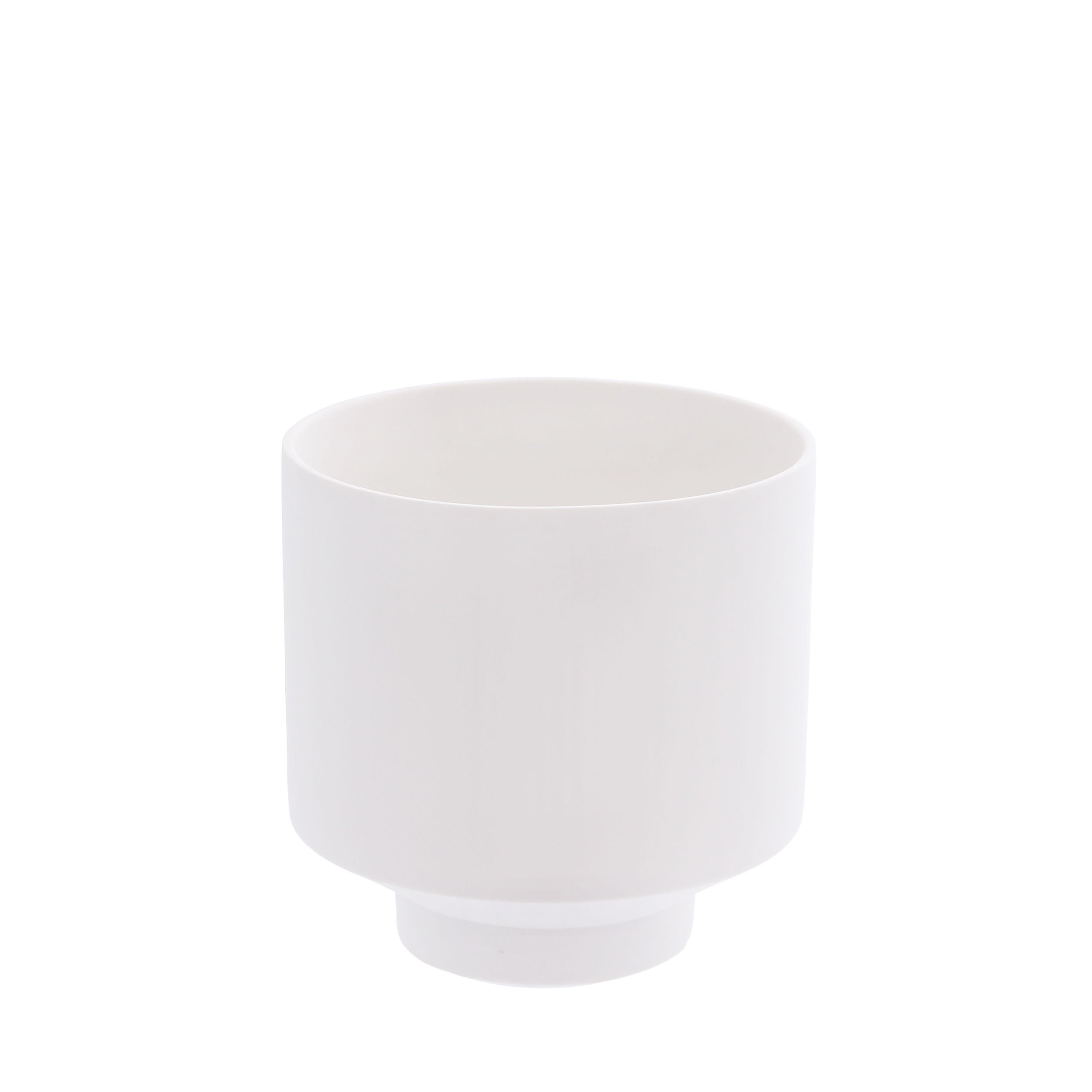 Valge lillepott Kiaby